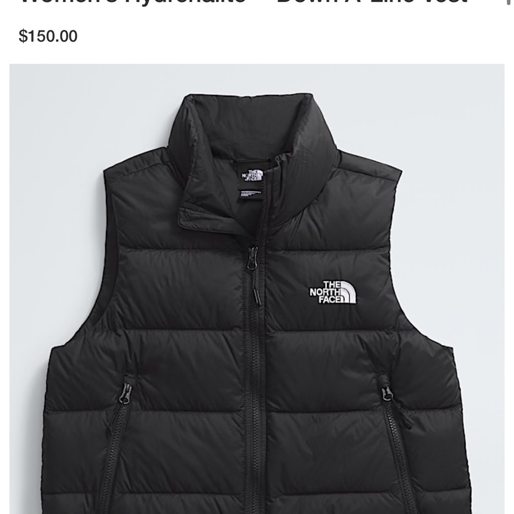 The North Face Black Puffer Vest